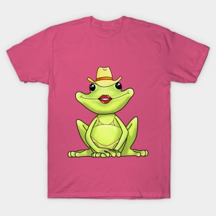 kiss all thefrogs in a bikini and hat T-Shirt